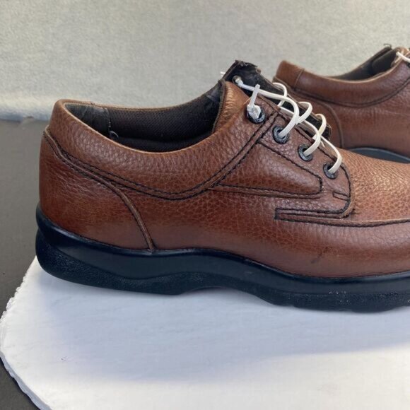 APEX ARIYA Y910 Brown Casual Walker Pebble  Leather Shoes PRS Insole,Size 11.5 main image 8